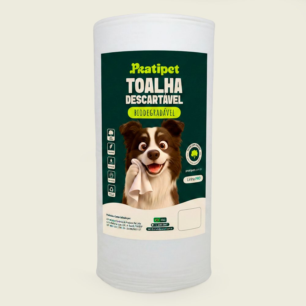 Toalha Descartável BIO Rolo 45x80cm